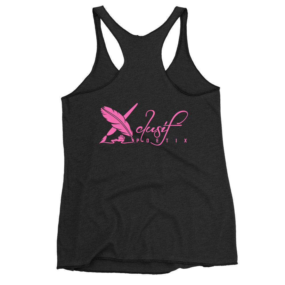 SUPERWOMAN BY XCLUSIF POETIX Women's Racerback Tank