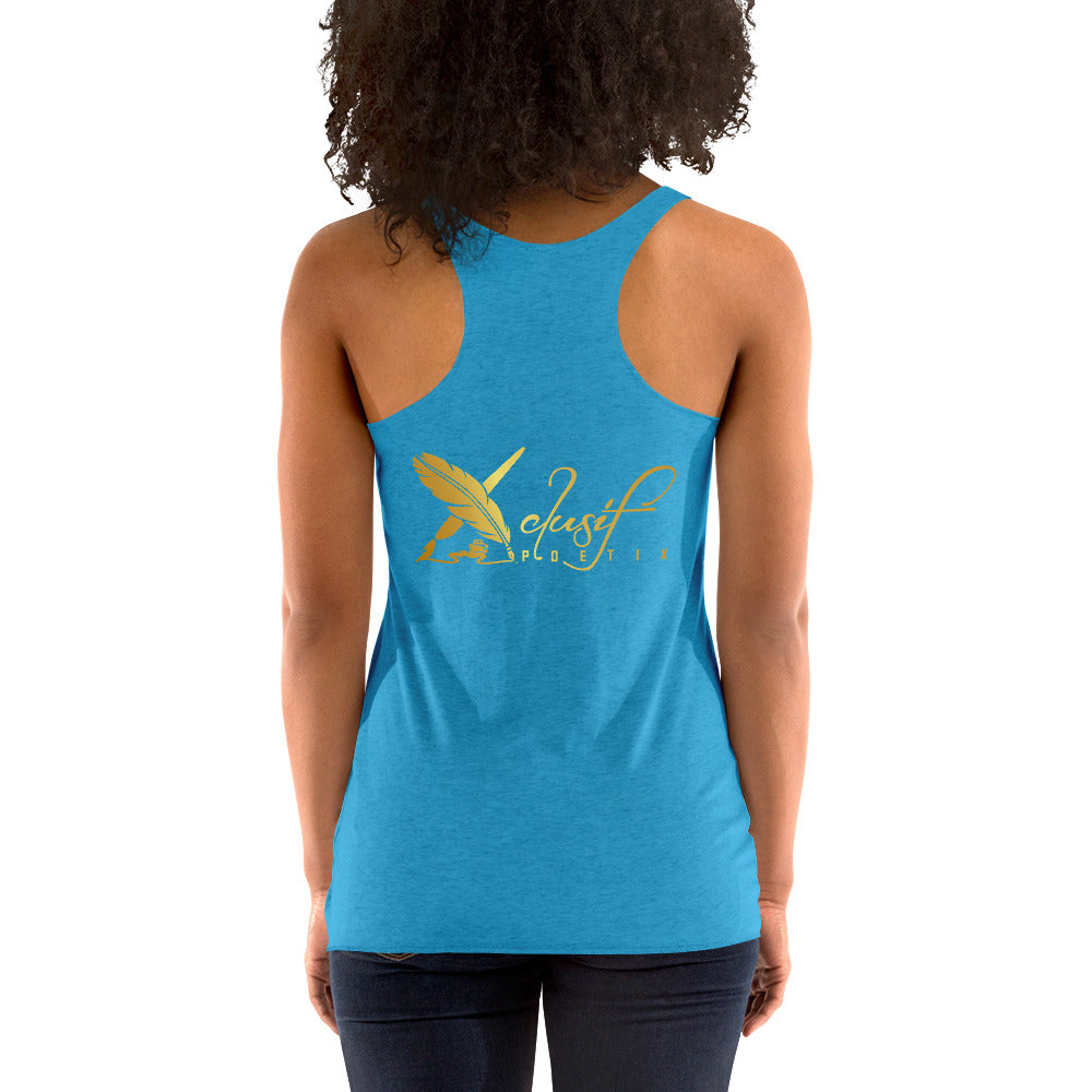 RICH BY XCLUSIF POETIX Women's Racerback Tank