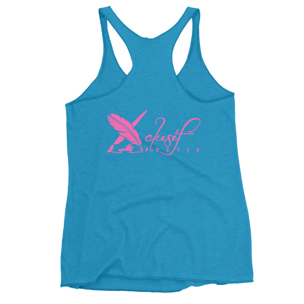 SUPERWOMAN BY XCLUSIF POETIX Women's Racerback Tank