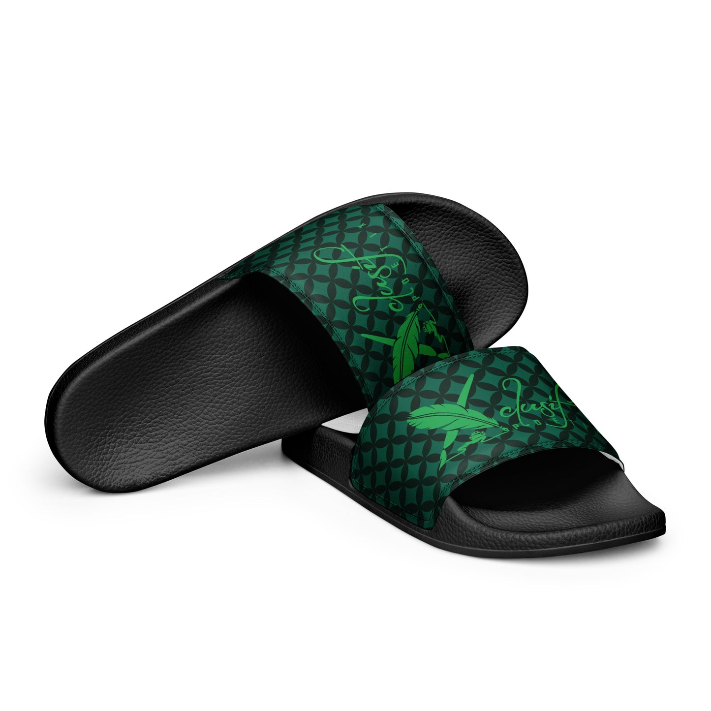 XCLUSIF POETIX LUXURY GREEN Women's slides