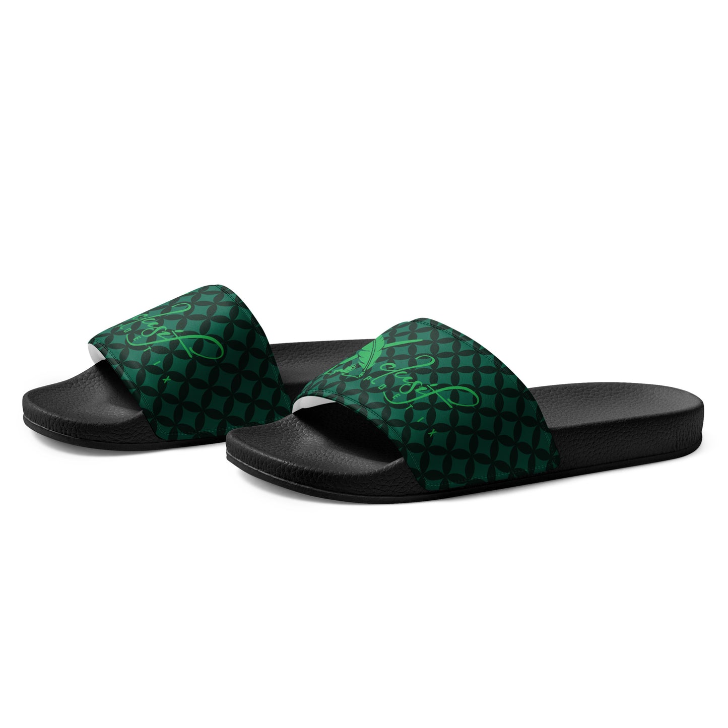 XCLUSIF POETIX LUXURY GREEN Women's slides