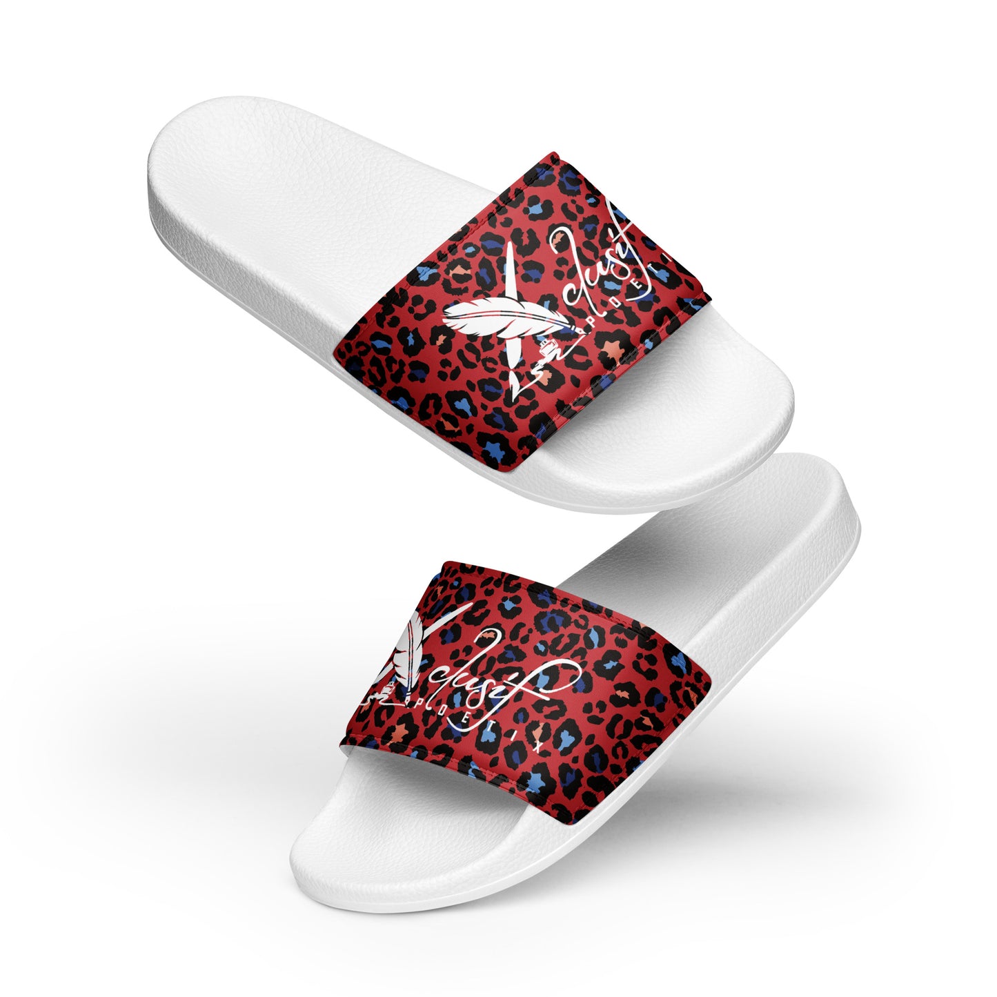 XCLUSIF POETIX RED LEOPARD Women's slides