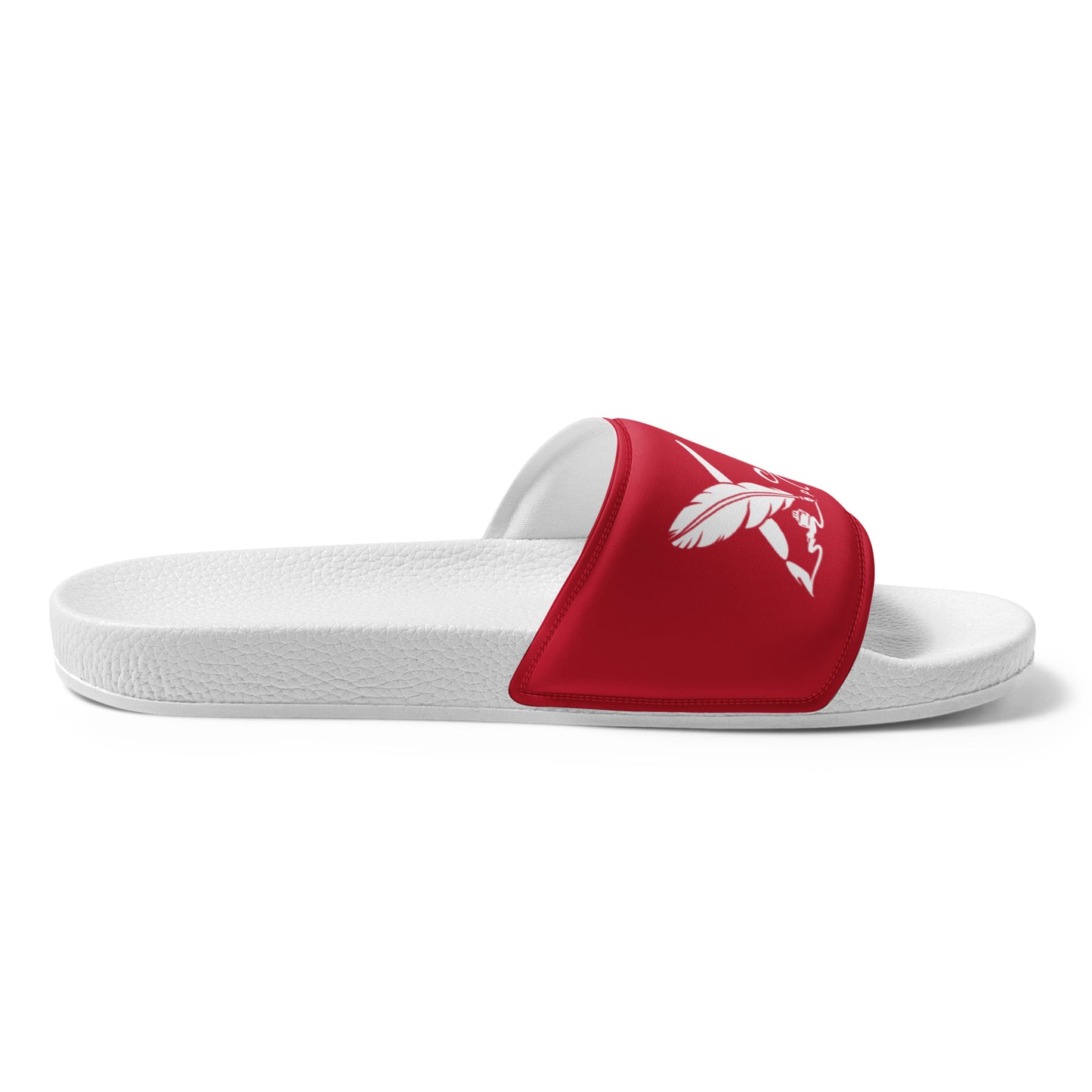 XCLUSIF POETIX RED & WHITE LOGO Women's slides