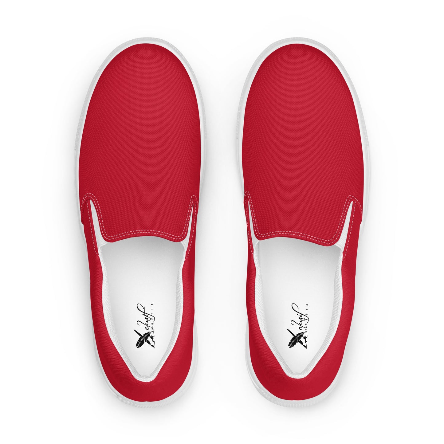 XCLUSIF POETIX RED Women's Slip-On Shoes